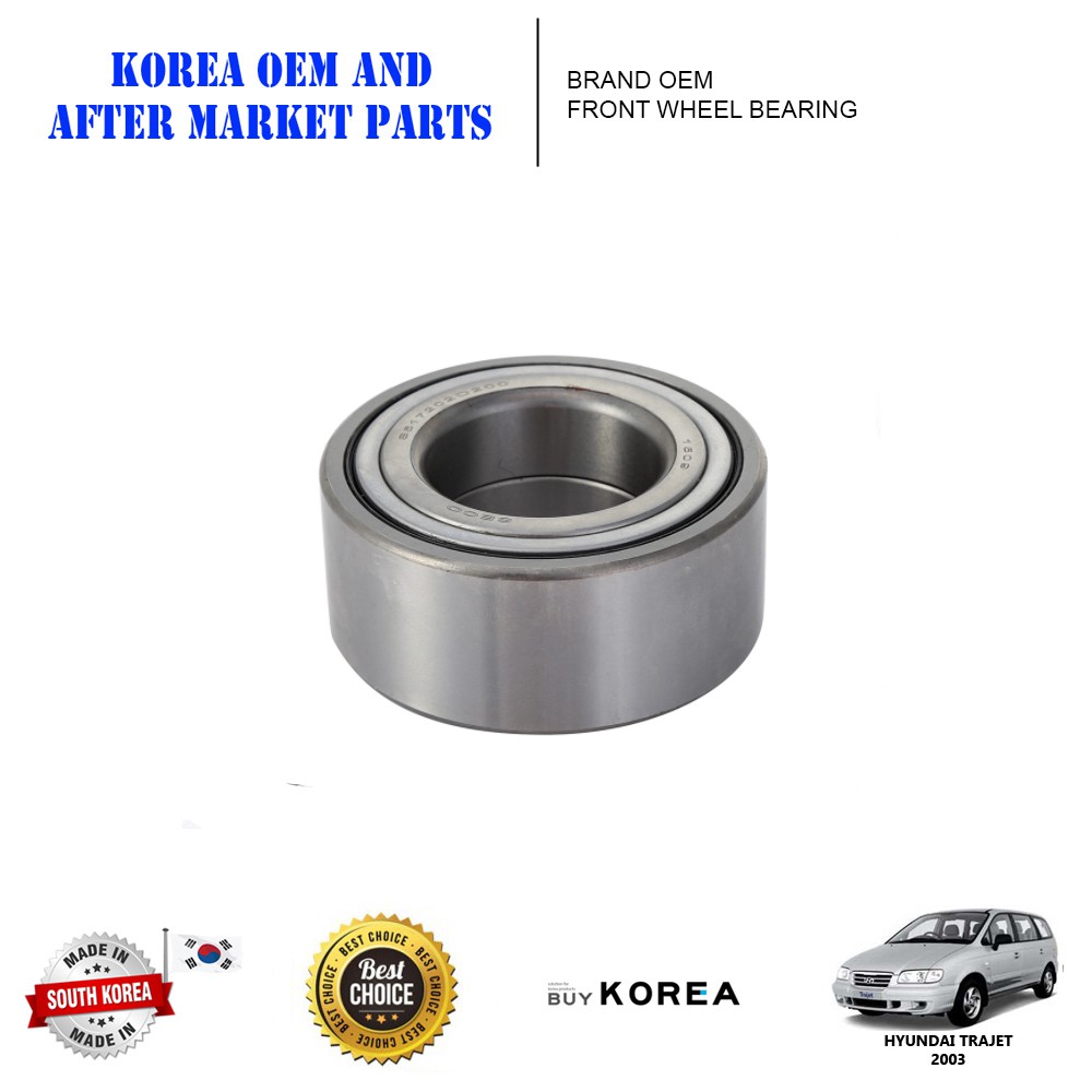 Hyundai Trajet Oem Front Wheel Bearing (517203A200) Shopee Malaysia