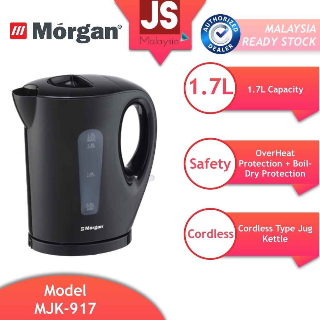Jug Kettle [MJK917] or Milux Jug Kettle [MJK170] Black Color Shopee Malaysia
