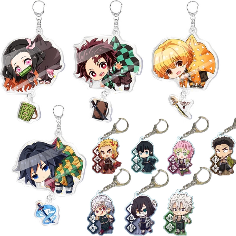 In Stock Demon Slayer: Kimetsu No Yaiba Acrylic Keychain Tanjirou ...