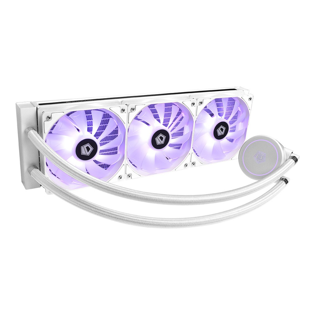 [100 Genuine] IDCOOLING AURAFLOW X 360 SNOW RGB 360MM CPU AIO COOLER WHITE IDCPUAURAFLOW