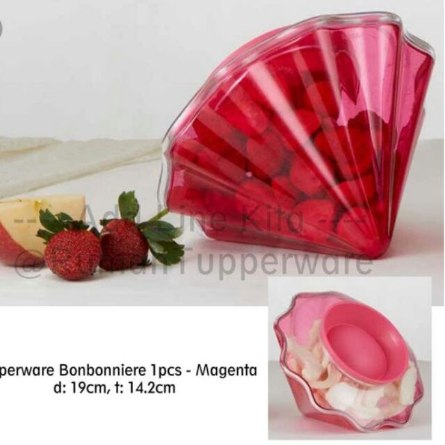 LIMITED Tupperware Bonbonniere 1pc pink color