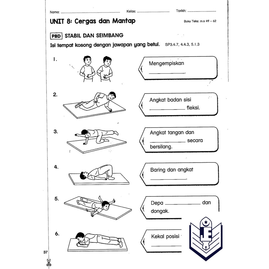 Informasi Pendidikan Soalan Pendidikan Jasmani Tahun 1