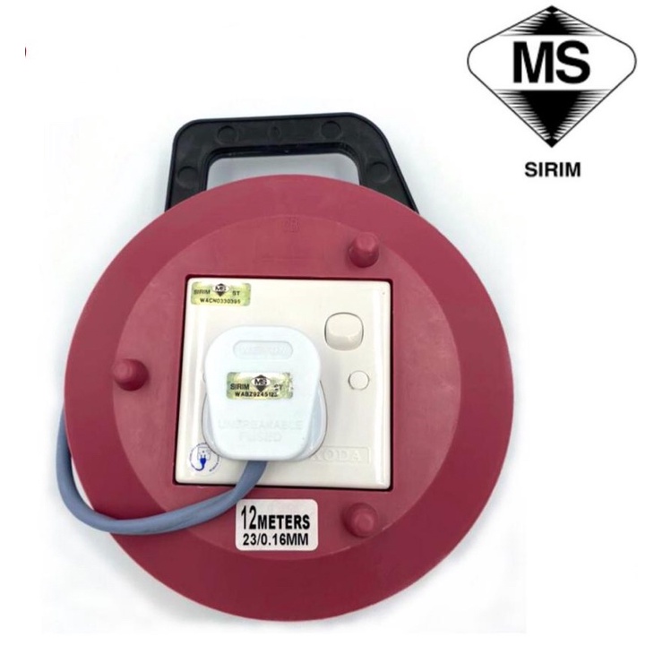 [100 Pure Copper] 5 meters / 10 meters/ 12meters Extension Wire Box Round Extension Socket