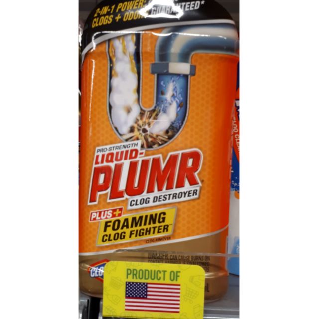 liquid plumr clog destroyer plus pipe guard