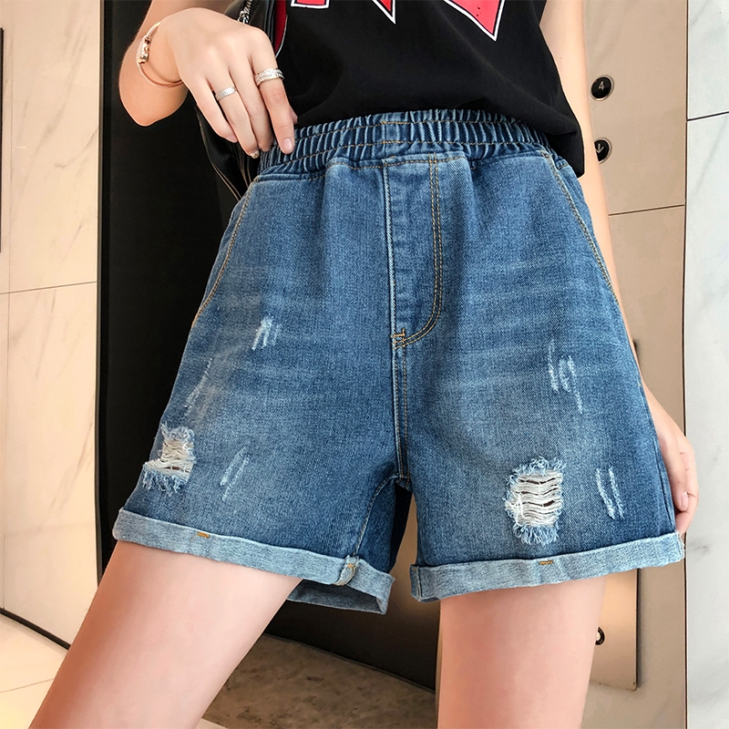 plus size womens jean shorts