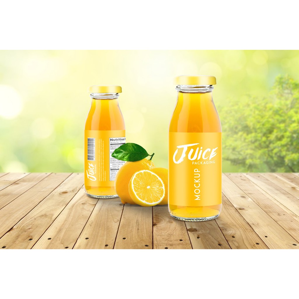 Download Juice Bottle Mockup For Branding Packaging Design Shopee Malaysia PSD Mockup Templates