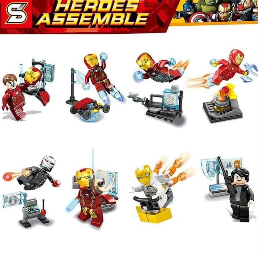 sheng yuan lego iron man