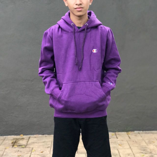 lavender champion hoodie mens