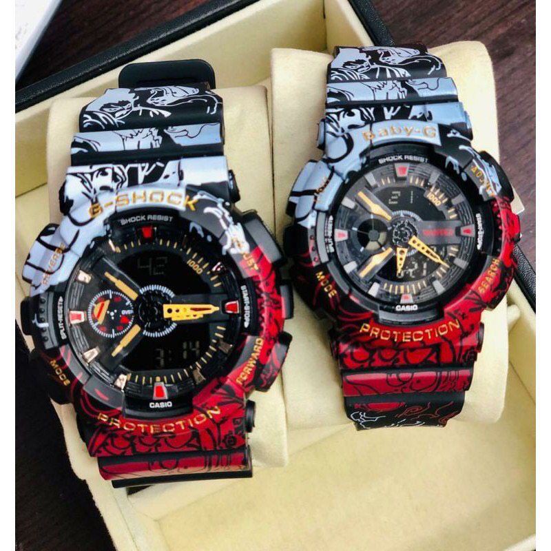 Casio G Shock One Piece X Series G Shock Baby G Couple Set Shopee Malaysia