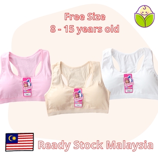 Bra Kids Girl Wireless - Free Size - 8-16 years old | Ready Stock Malaysia