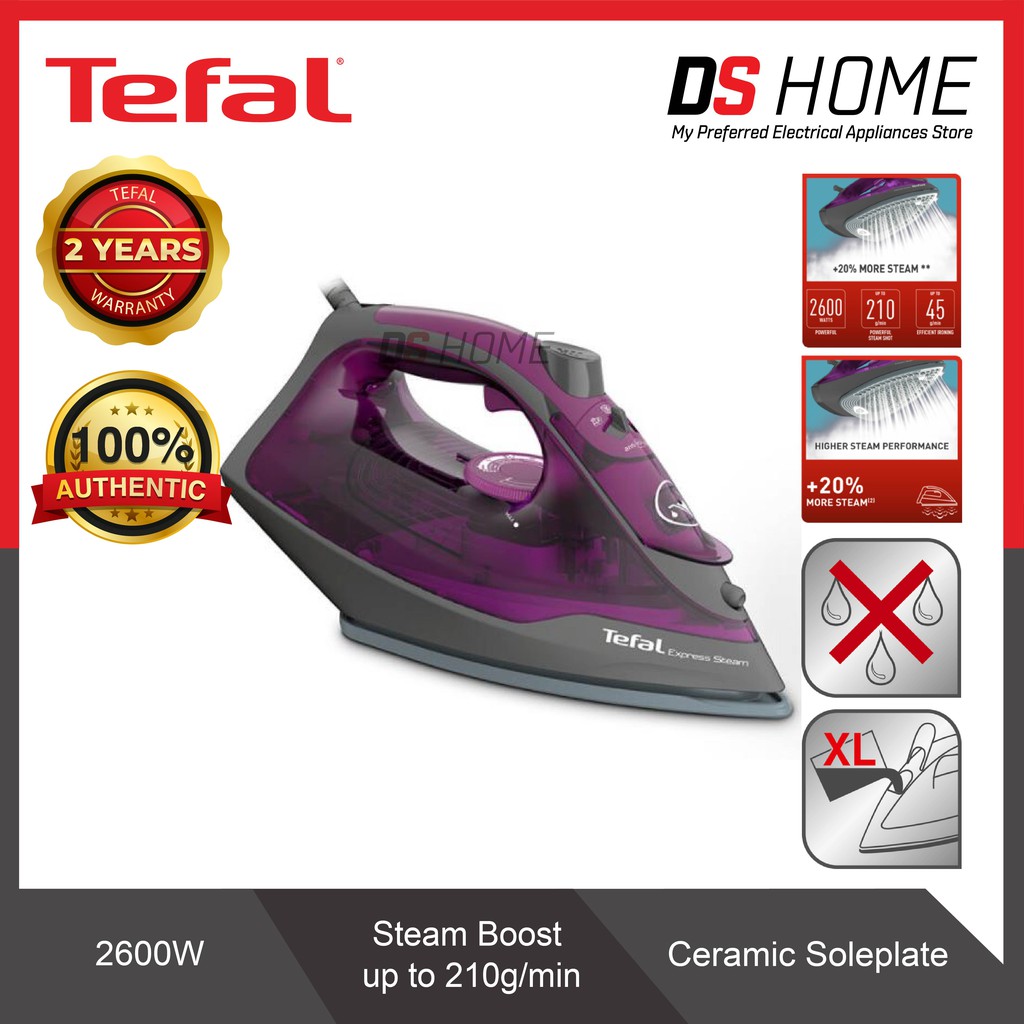 TEFAL FV2843 STEAM IRON EXPRESS STEAM Shopee Malaysia