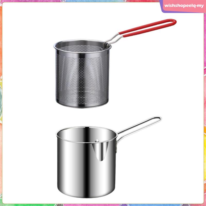 Stainless Steel Deep Fryer Pot ,Small Fryer Pan