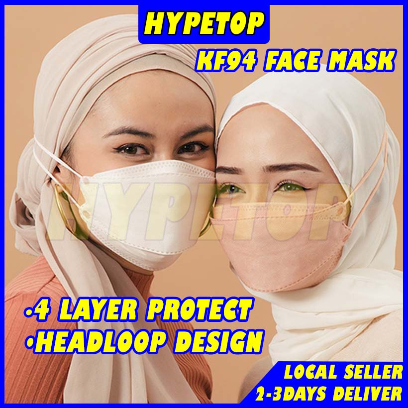 KF94 Headloop masks Hijab KF94 Antivirus protective Headloop HIJAB