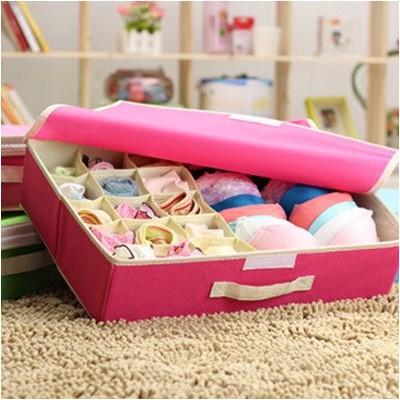 Underwear Bra Organizer Storage Box Drawer Closet For Scarf Socks