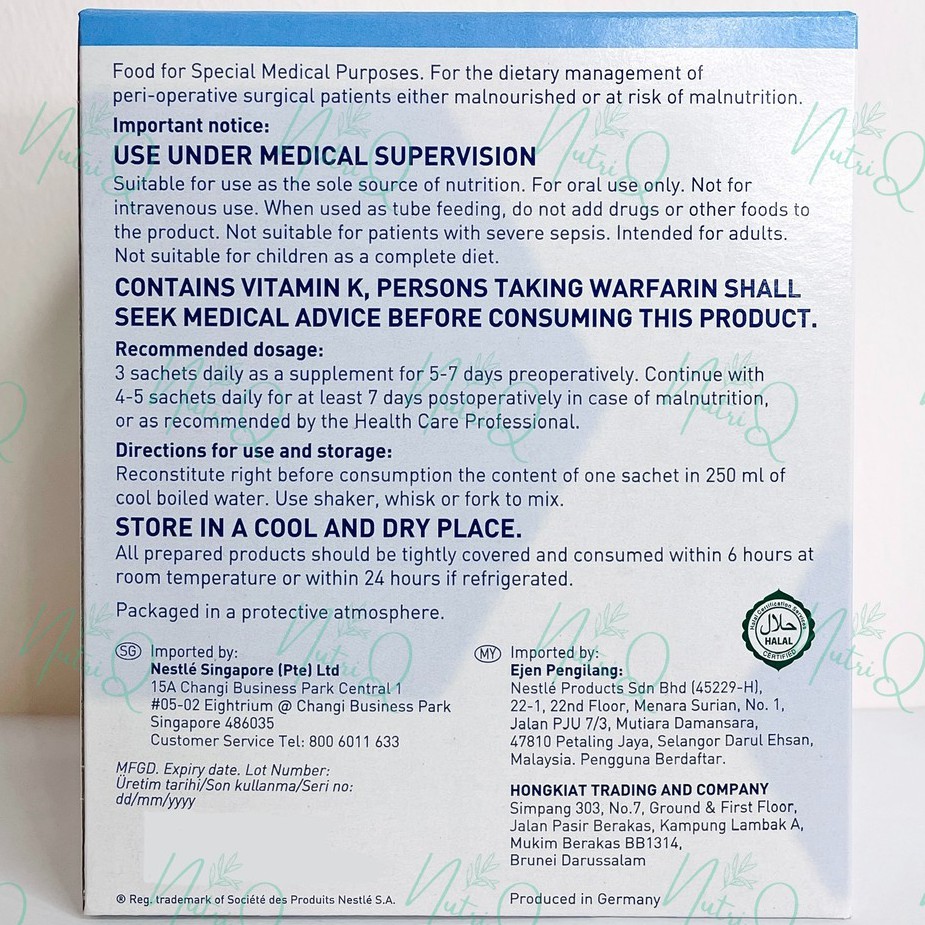 Buy Nestle Oral Impact Powder Immunonutrition Immune System Booster Tropical Fruit Flavour Immune Booster 5 X 74gram Seetracker Malaysia