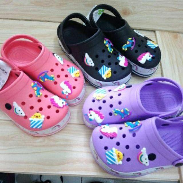 unicorn crocs size 11