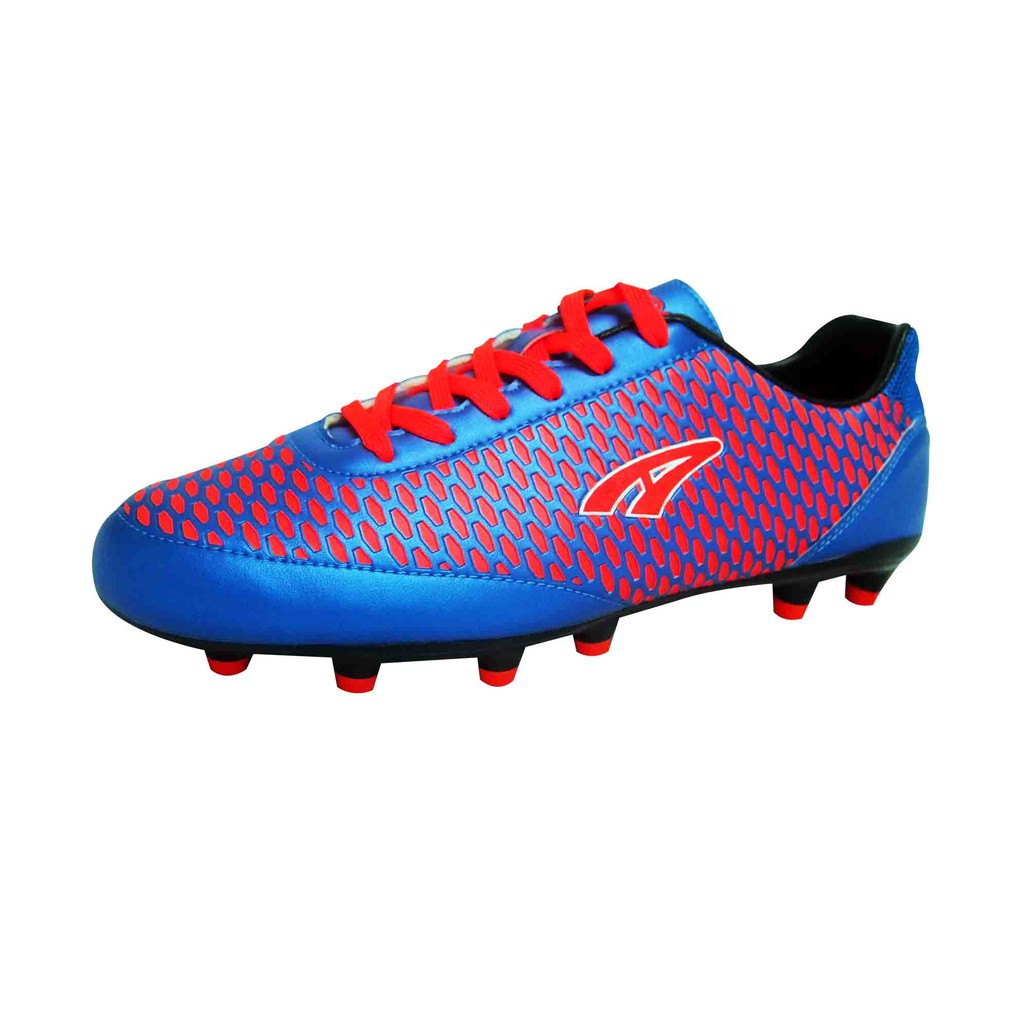 blue and orange football boots