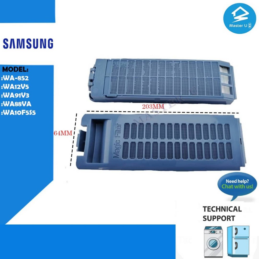 WA-852/WA12V5/WA91V3/WA88V4/WA10F5S5 SAMSUNG WASHING MACHINE MAGIC ...