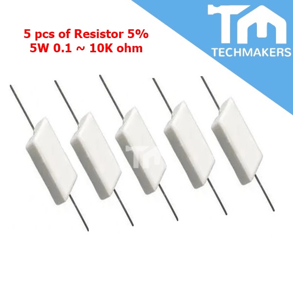 2x  8.2 ohm 5W High Power Resistor 8.2R 5W