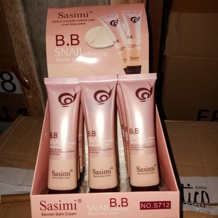 Snail Whitening Blemish Balm Cream By Sasimi Shopee Malaysia