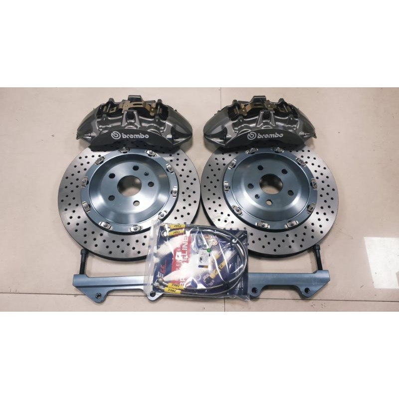 BREMBO 18Z BRAKE CALIPER FRONT SET WITH DISC ROTOR FRONT 380MM | Shopee ...