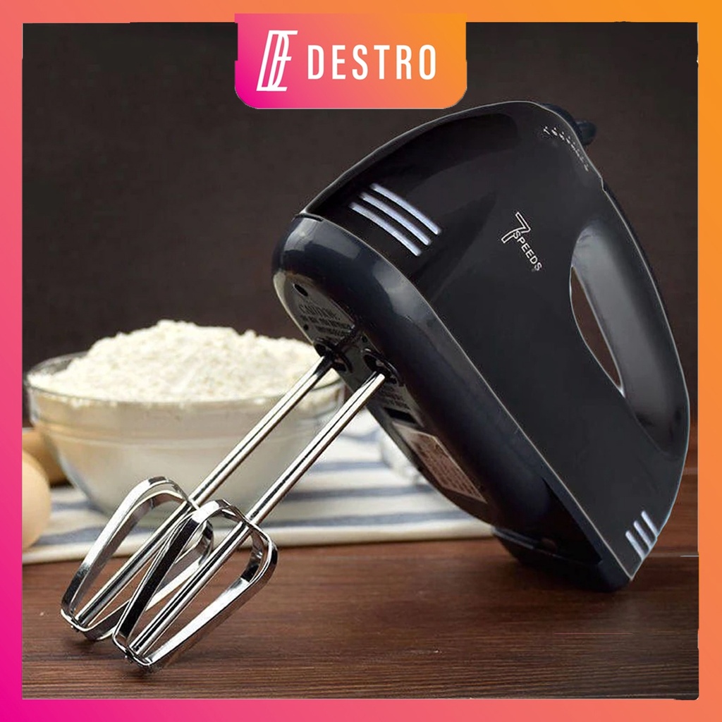 Destro Kitchen Electric Mixer High Power Hand Mixer Cream Egg Beater Whisk Blender Cake Dough Bread Maker Machine