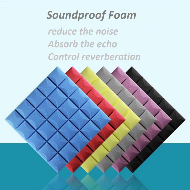 50x50x5cm Wall foam Home Decor Acoustic Soundproof Sound Stop