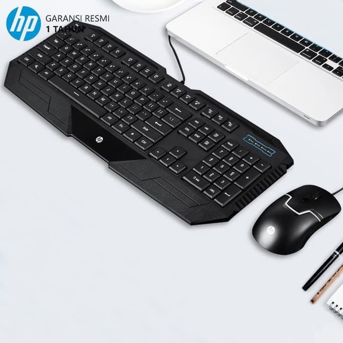 Hp GK1000 Membrane Gaming Keyboard And Mouse Shopee Malaysia