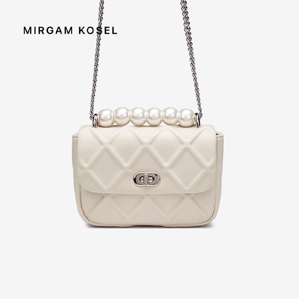 white mk bag