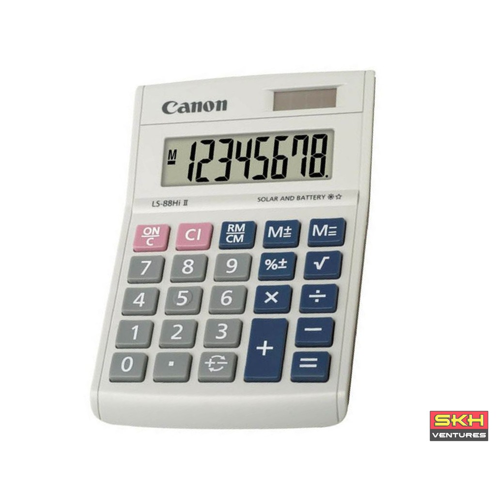 Electronic Canon 8 Digit Calculator / Mesin Kira-Kira Elektronik Canon ...