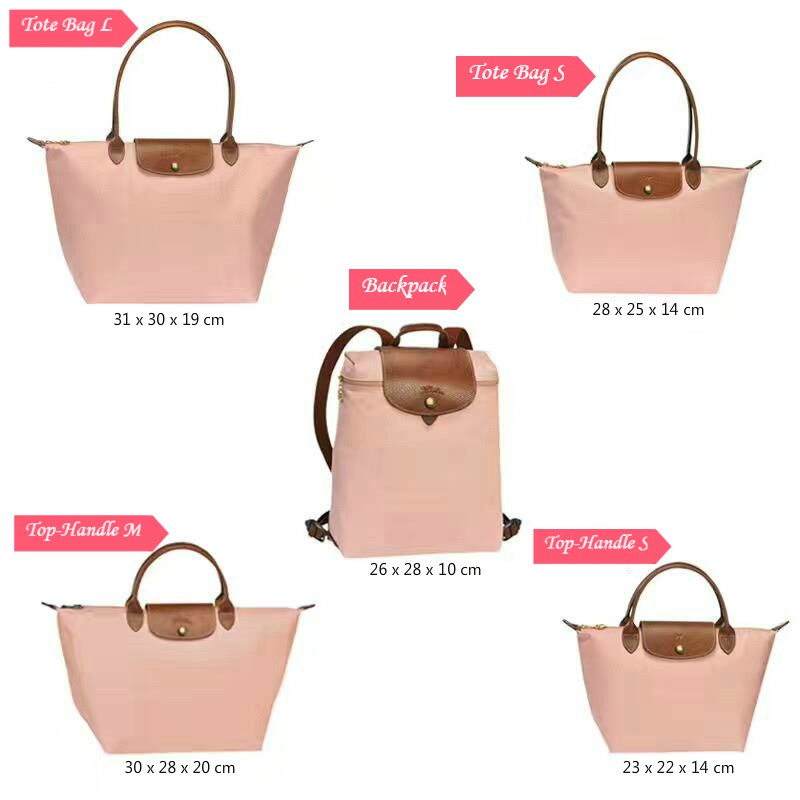 longchamp dimensions cm