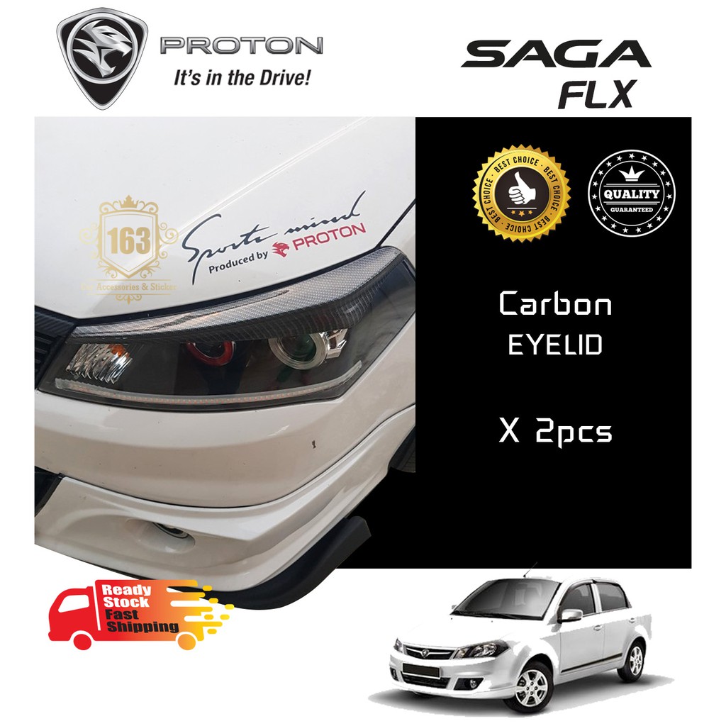 Proton Saga Flx Eyelid Eyebrow Headlamp Cover Headlamp Eyes Lid Cover