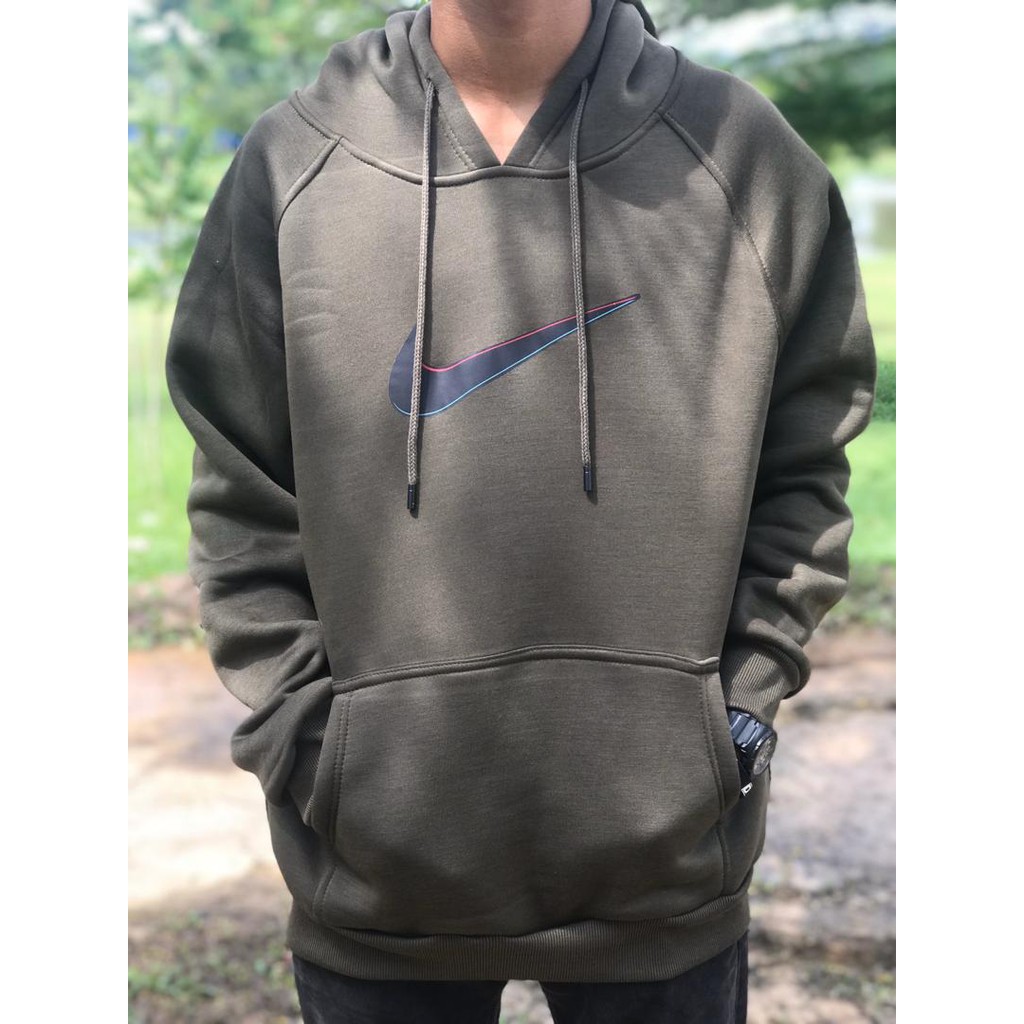 nike hoodie dark green