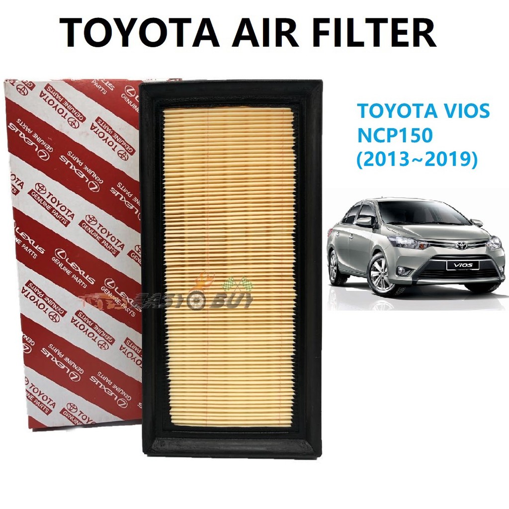 AIR FILTER TOYOTA VIOS NCP150 (20132019) AVANZA 1.3 1.5 2016 MYVI NEW