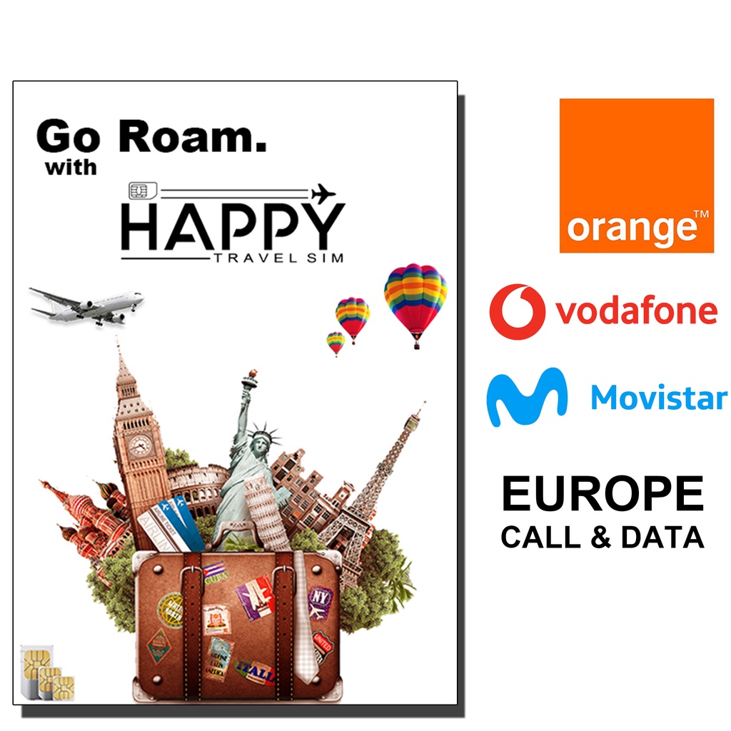 vodafone europe travel sim card