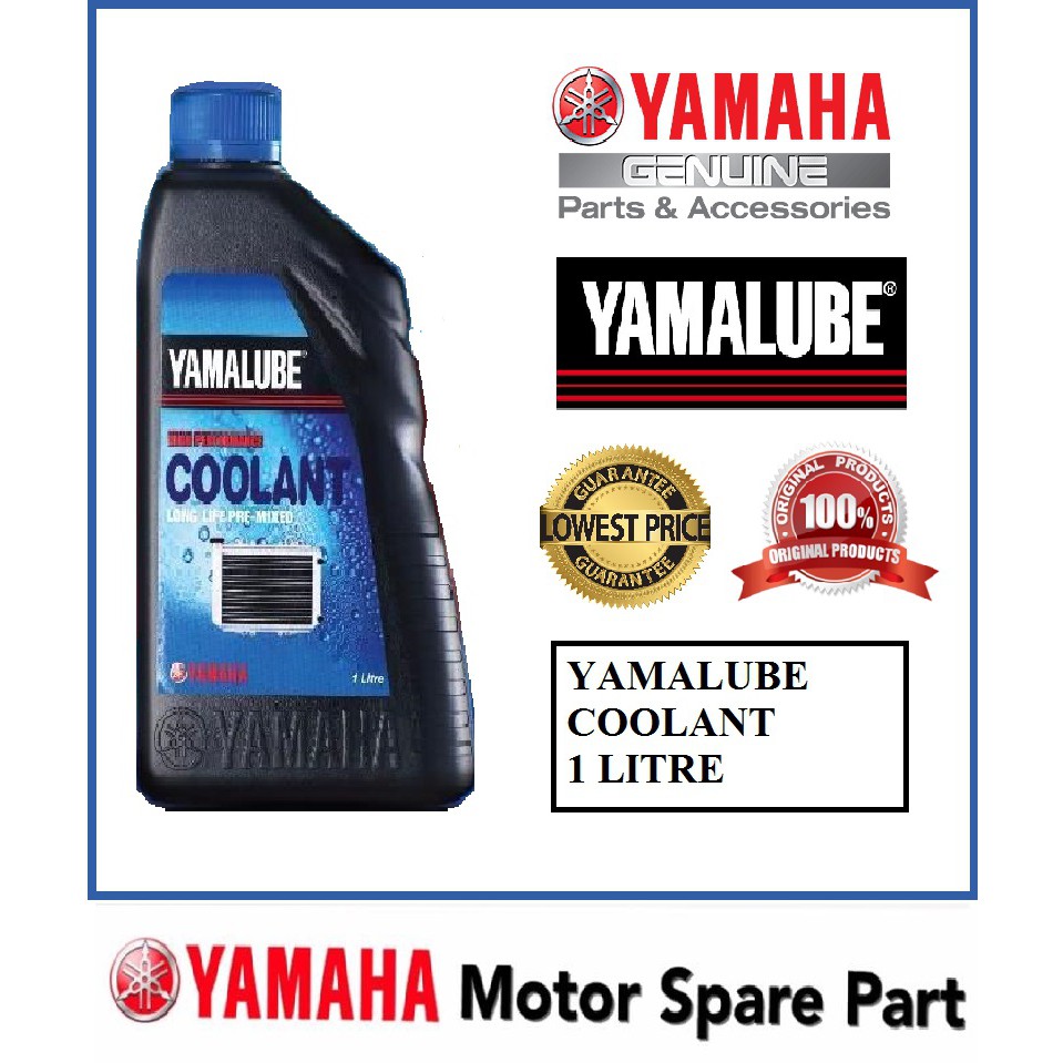 Yamalube Coolant 1Liter YAMAHA PreMixed Long Life 100 Original New Packing Shopee Malaysia