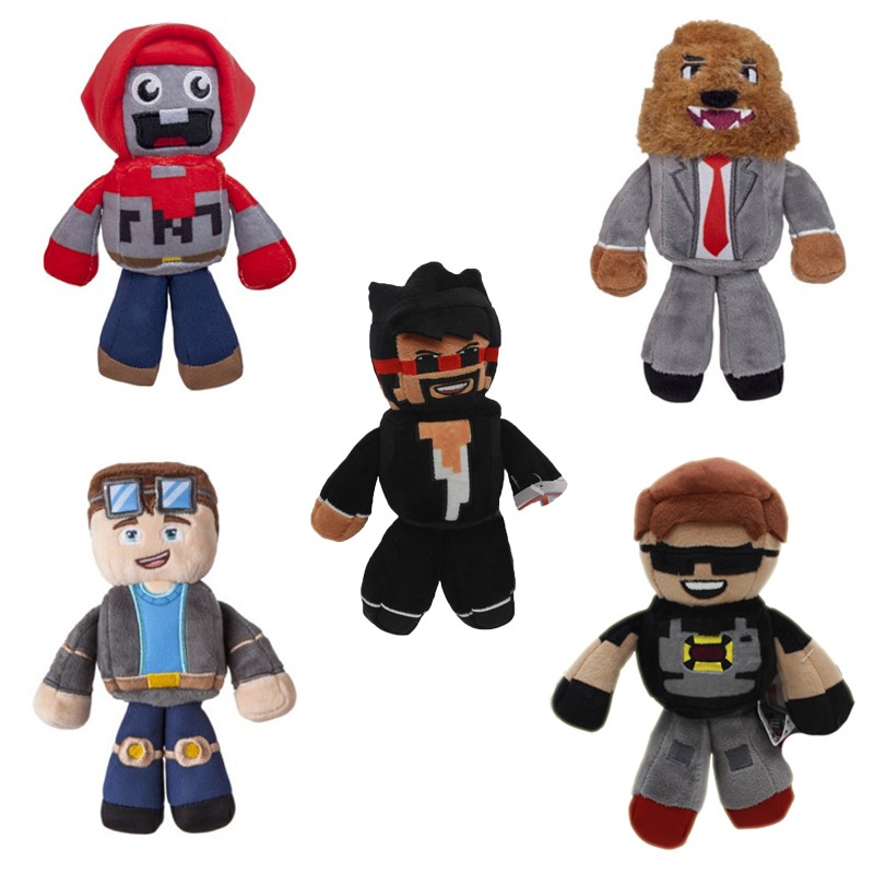 2017 Minecraft Steve Tube Heroes Plush Stuffed Toys 18 23cm New Toy Shopee Malaysia - roblox tube heroes