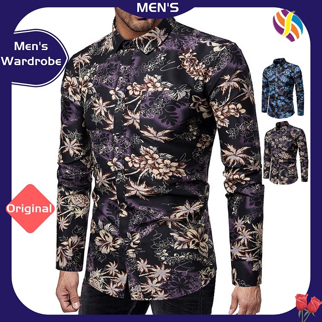 baju batik lelaki slim fit