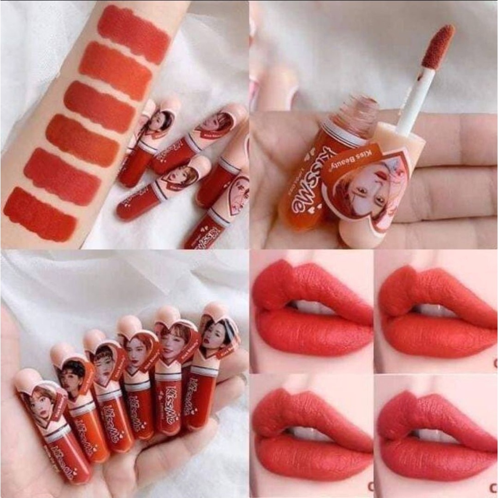 KISS BEAUTY MATTE LIP GLOSS KISS ME LIP CREAM (4ML) (1PCS) Shopee