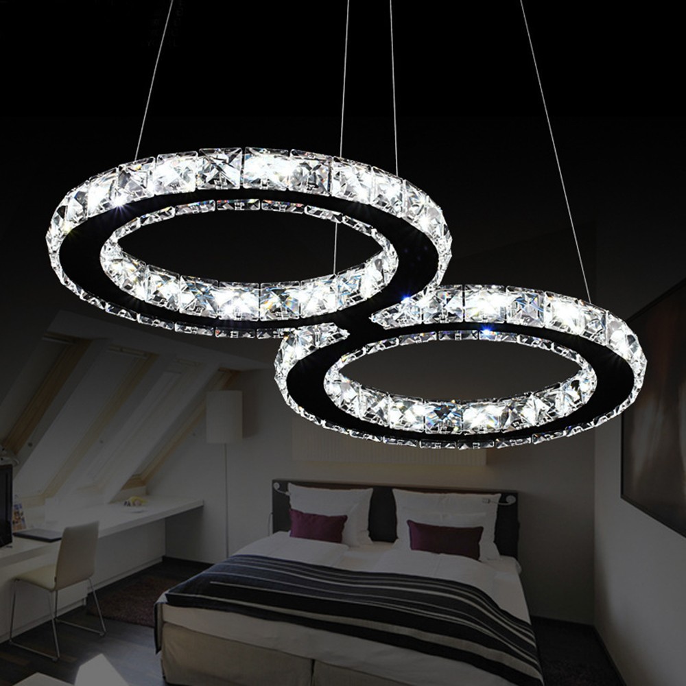 Crystal Chandelier S Shape Modern Led Dining Room Chandelier Personality Study Bedroom Creative Dining Room Lighting Shopee Malaysia