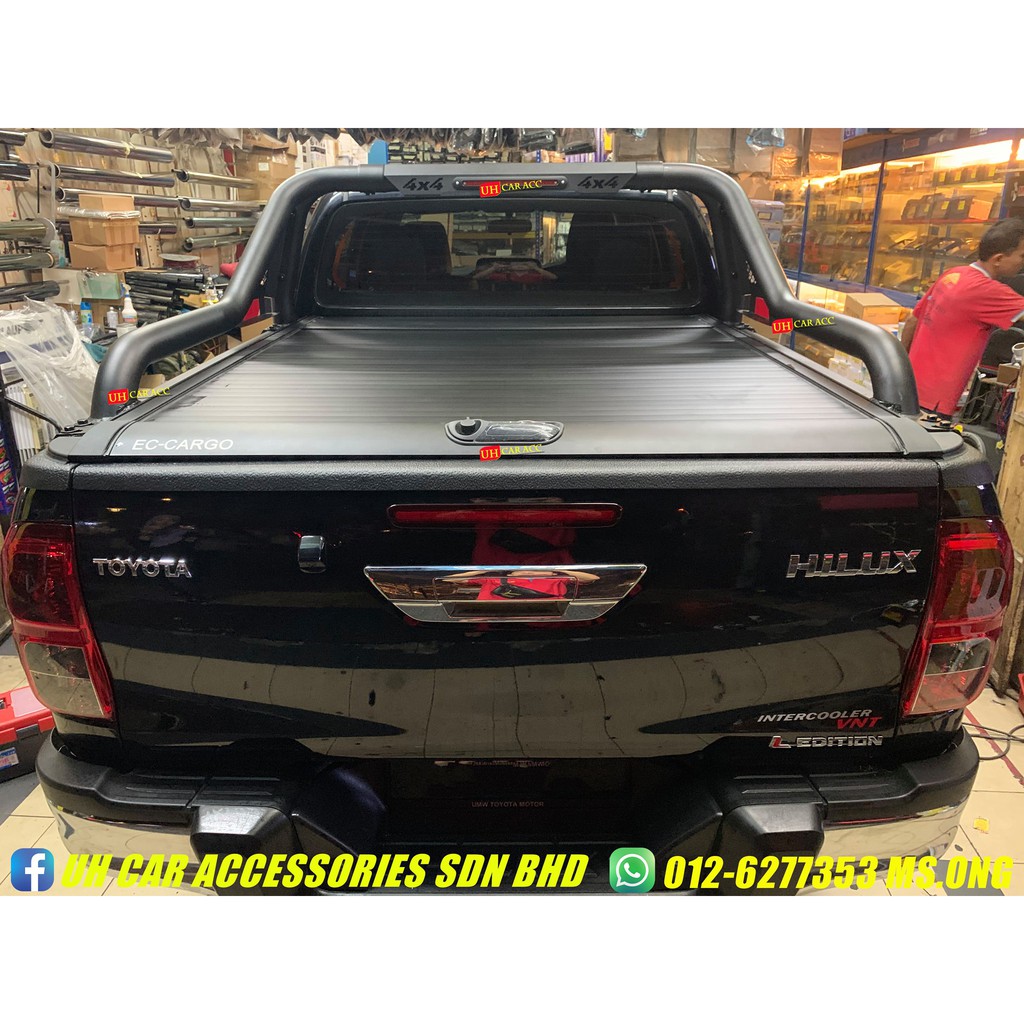 Toyota hilux revo rocco roque 2015-2021 cargo roller shutter lid rear ...