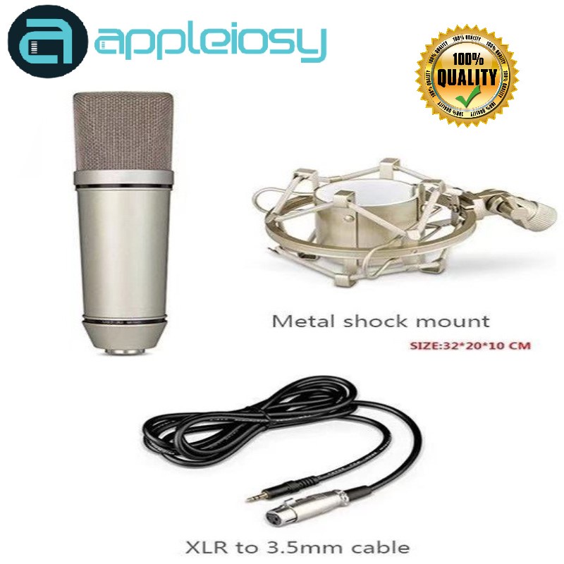 U87 Condenser Microphone for PC Phone Large Diaphragm Condenser