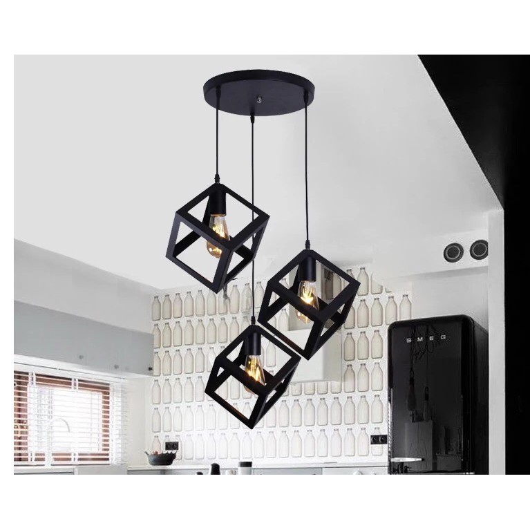 Edison Pendant Light Dining Light Vintage Industrial Light Lampu Gantung Meja Makan Shopee Malaysia