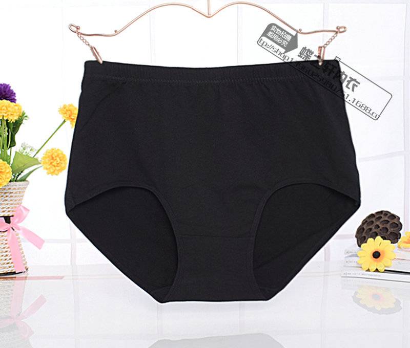 Plus size women's underwear plus size Wide hips panty high waist abdomen  cotton modal cotton extra large /Seluar Dalam Wanita