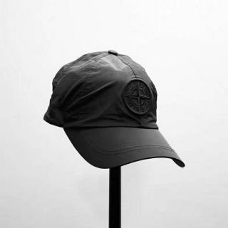 stone island nylon cap black