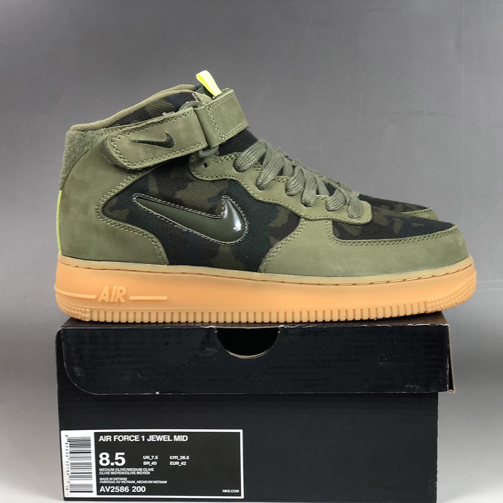 nike air force 1 mid jewel country camo