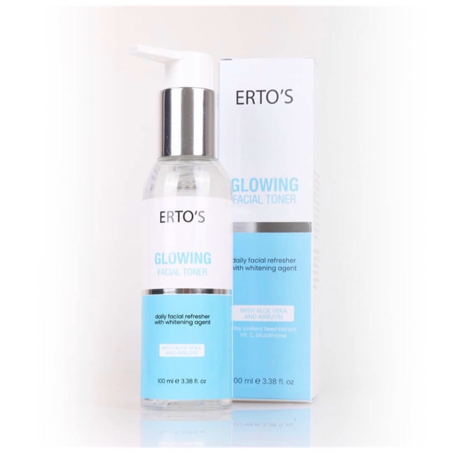 ertos glowing facial toner