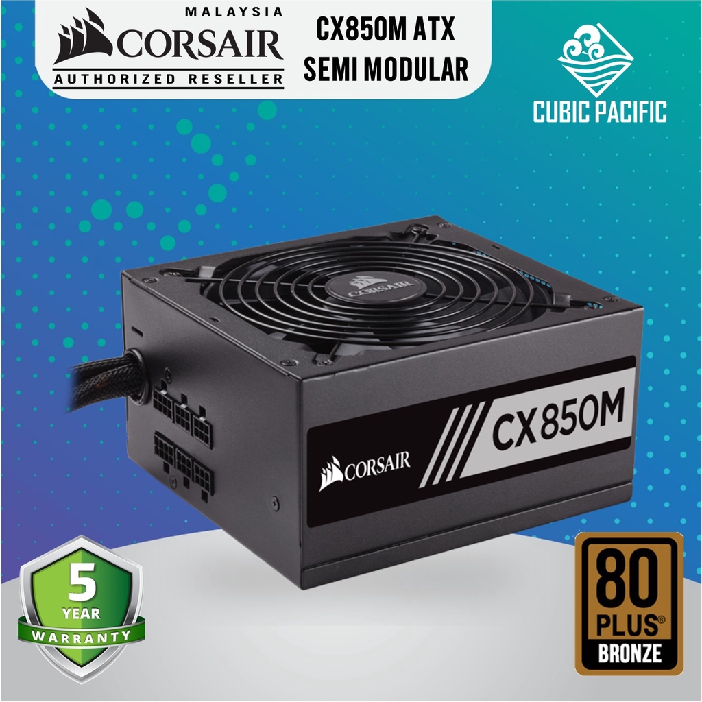 Corsair CX-M Series CX850M/CX750M/CX650M/CX550M 80 Plus Bronze Semi ...