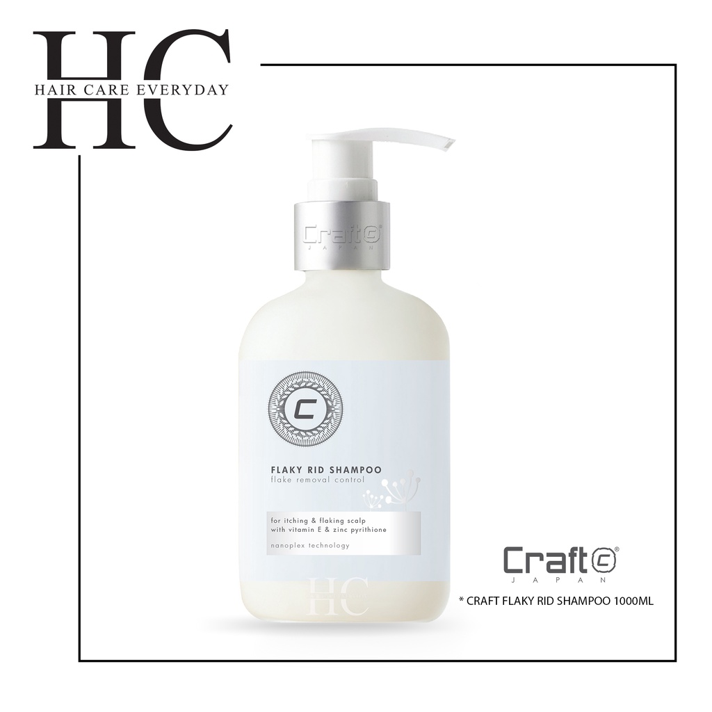 Craft Flaky Rid Shampoo 300ml /1000ml ( For itching & flaking scalp ...