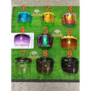 Mhr Helmet Visor And Shield 3 Button 5 Button Pc Visor Pink Blue Rainbow Shopee Malaysia